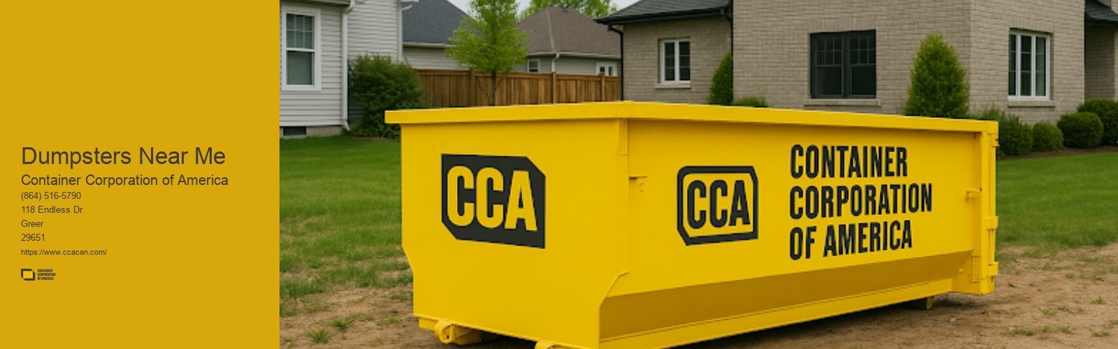 Dumpsters Near Me