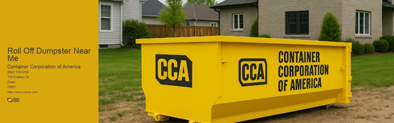 Roll Off Dumpster Near Me
