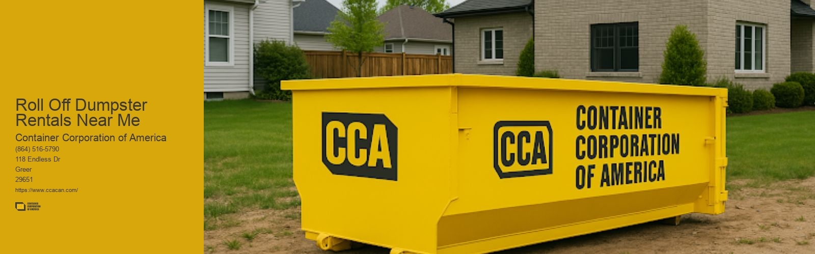 Roll Off Dumpster Rentals Near Me